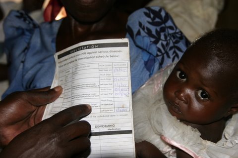 Baby in Kimtab Clinic