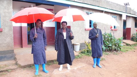 Safe motherhood clinic staff